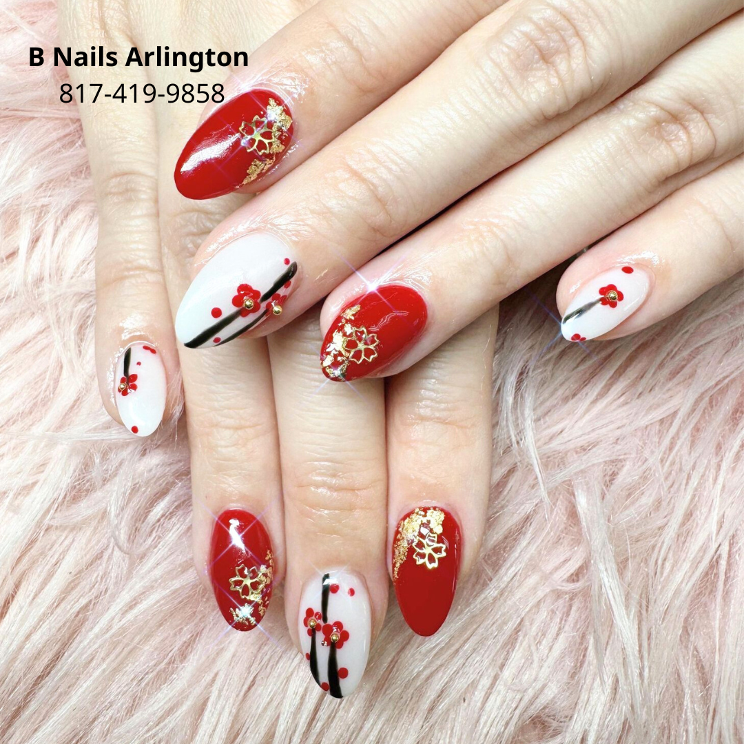 B Nails Arlington logo